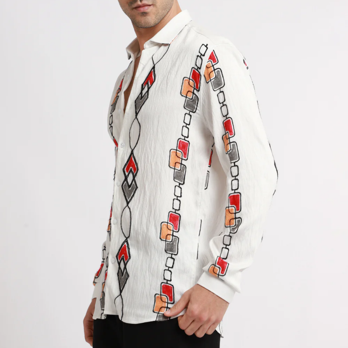 Men's Stylish Branded Shirt | High Quality Cotton Fabric | Full Sleeves