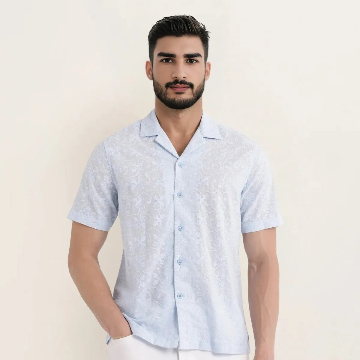 Pack Of 3 Trendy Half Sleeve Shirts - Men's Casual Wear