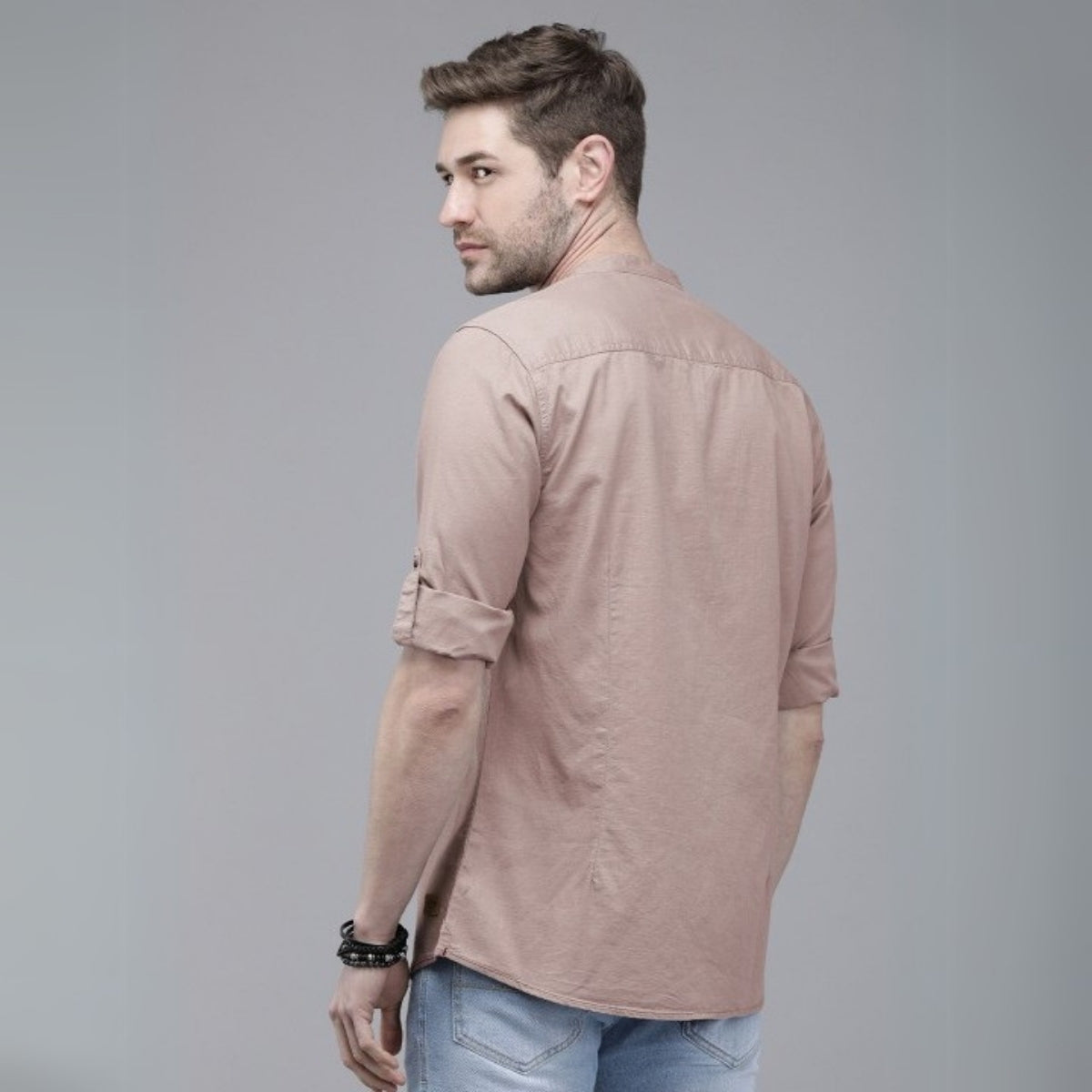 Stylish Branded Casual Shirts with Full Sleeves and Chinese Collar