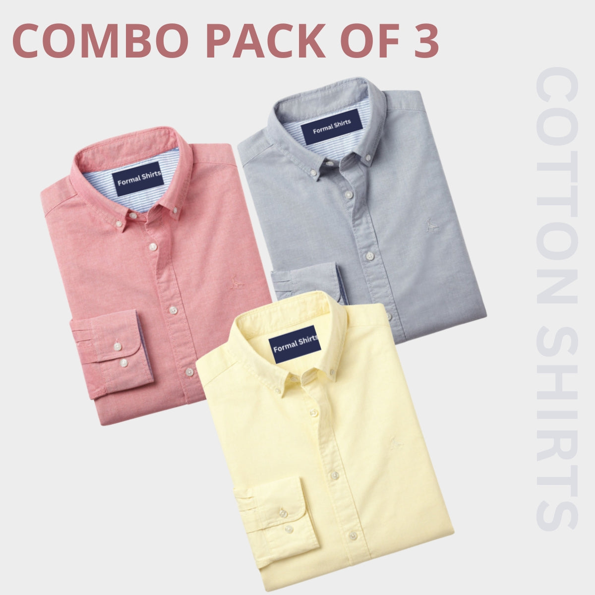 Premium Plain Shirt 100% High Quality Cotton Shirt