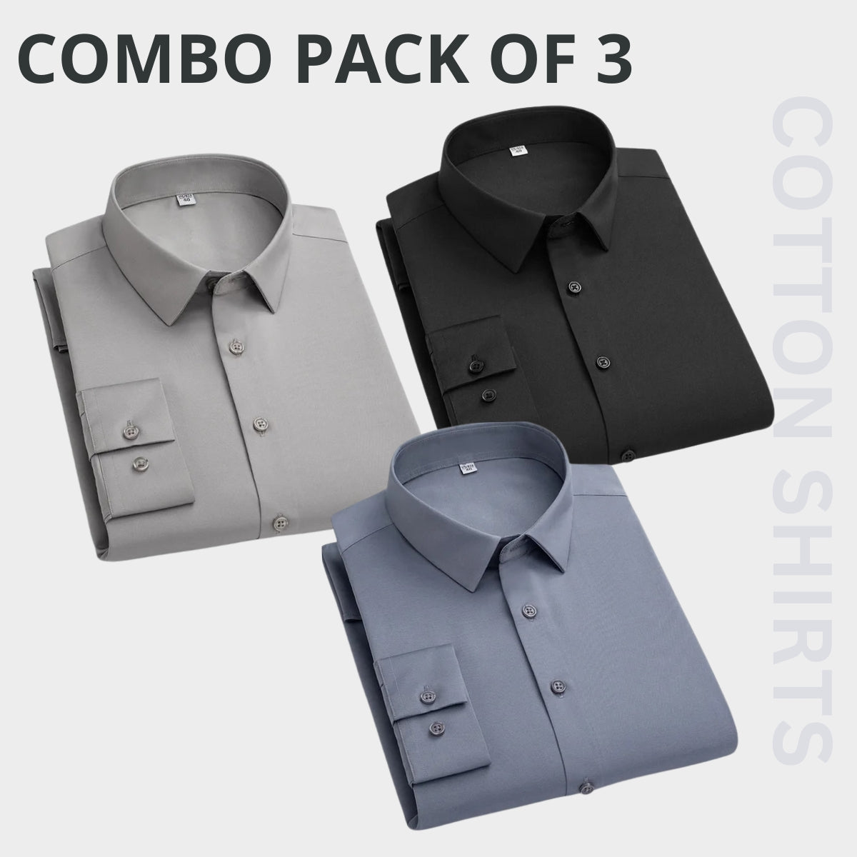 Premium Plain Shirt 100% High Quality Cotton Shirt