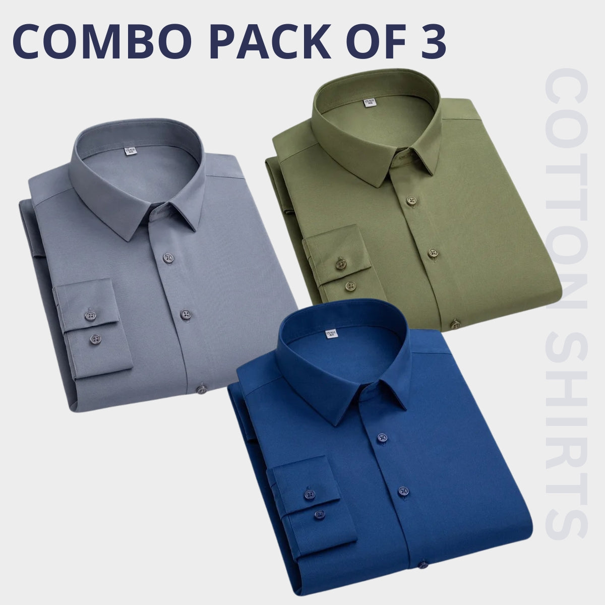 Premium Plain Shirt 100% High Quality Cotton Shirt