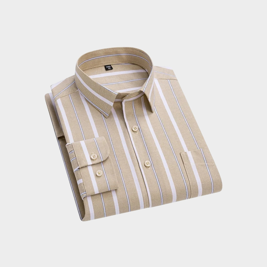 Premium Imported 100% High Quality Striped Shirt | Full/Half Sleeve | With Pocket | (FS-116)