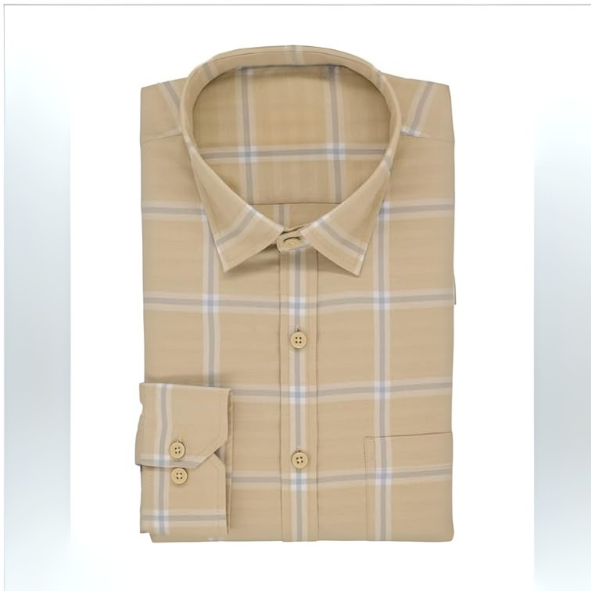 Office Essentials: 3-Pack Formal Shirts | Tailored Fit, Full Sleeves, Pockets ( FS-165)