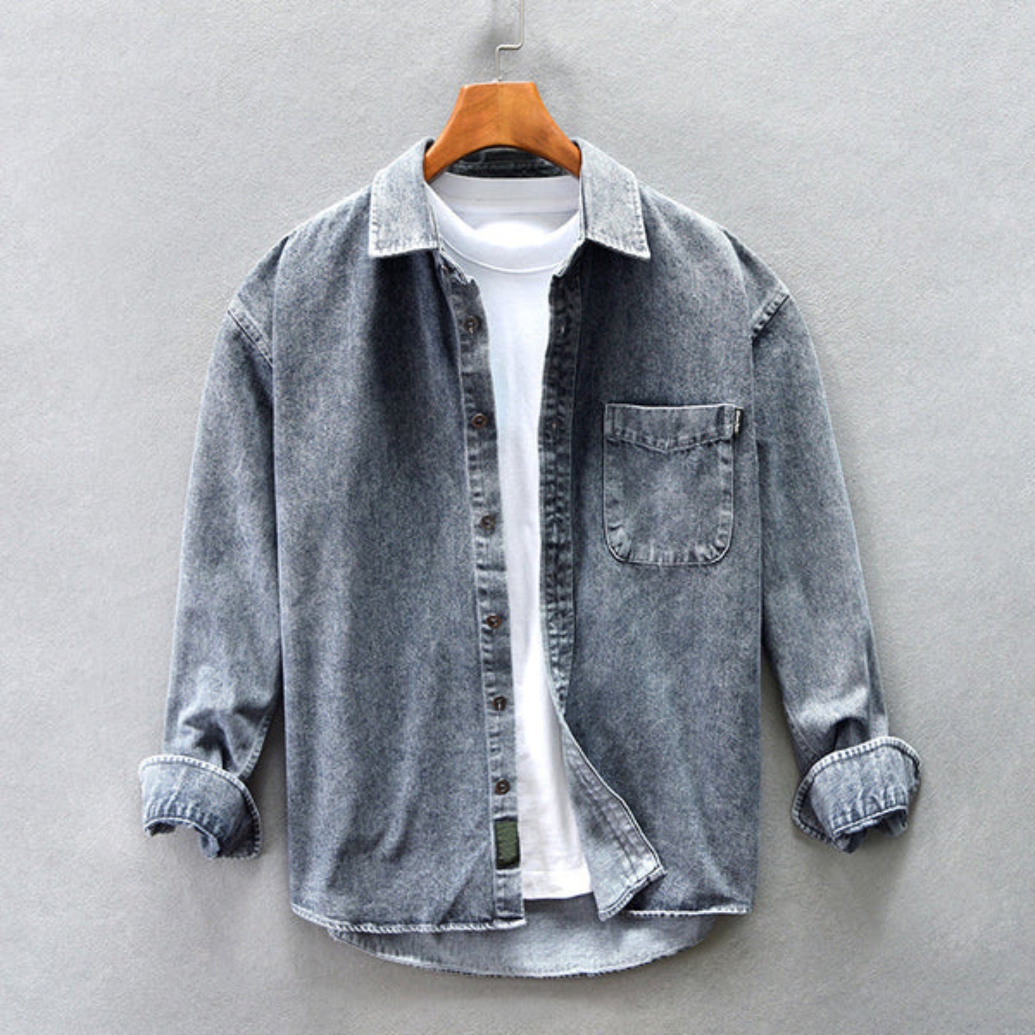 Casual Denim Shirt For Men