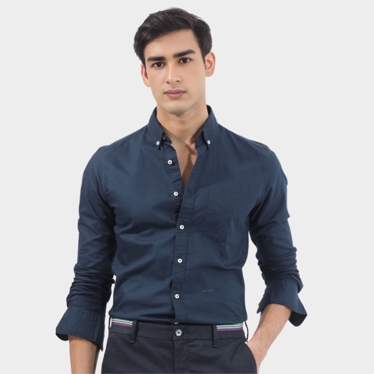 Triple the Style: Men's Cotton Casual Shirts - Pack of 3