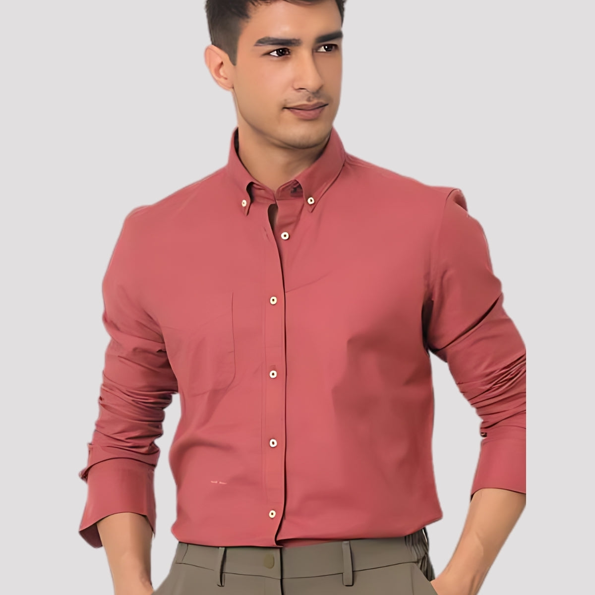 Triple the Style: Men's Cotton Casual Shirts - Pack of 3