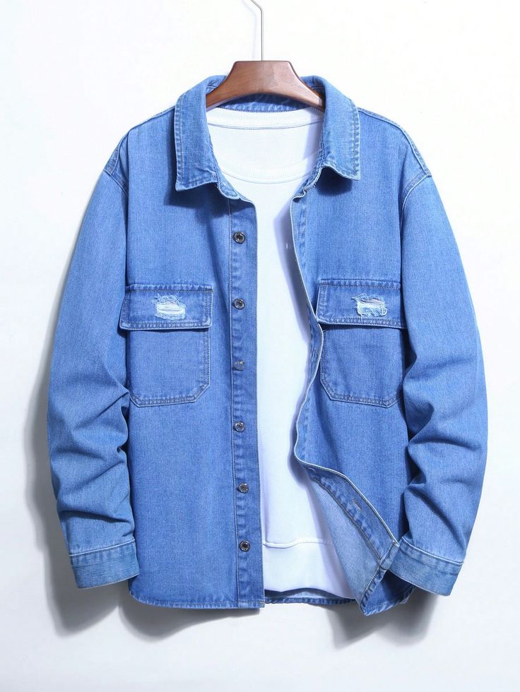 Casual Denim Shirt For Men