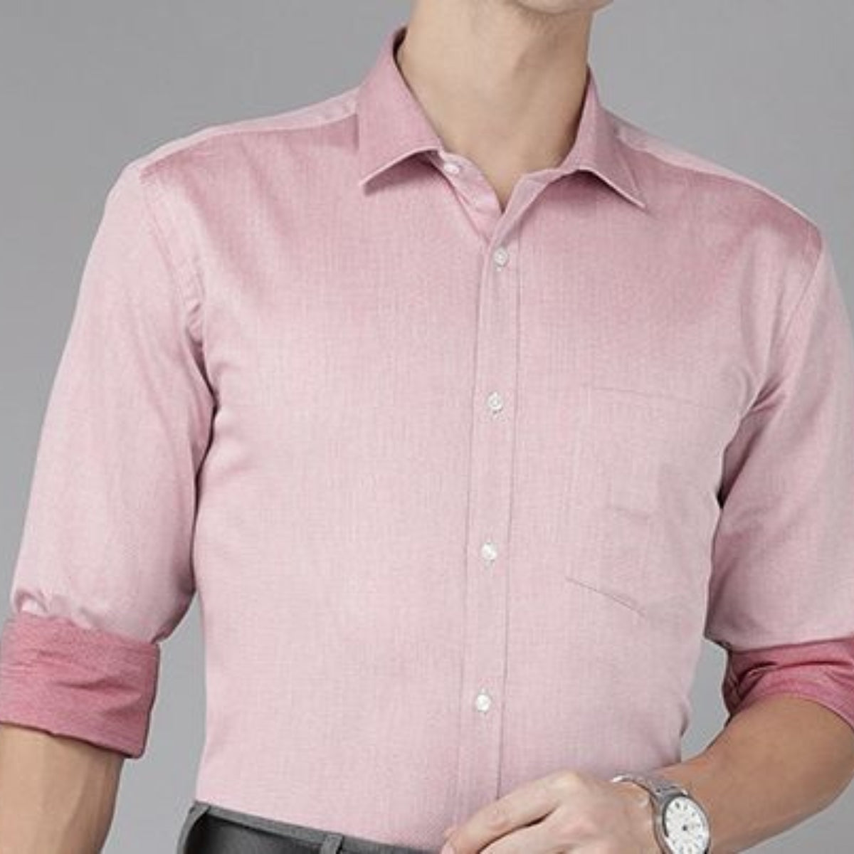 3 Cotton Formal Shirts with Full Sleeves and Pockets