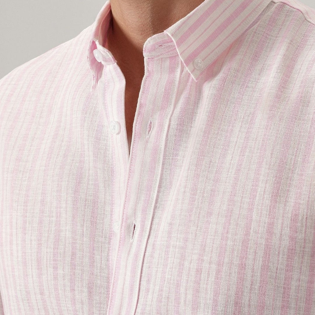 Set of 3 Premium Men's Linen Shirts | Full Sleeves – Breathable, Stylish & Comfortable ( FS-168)