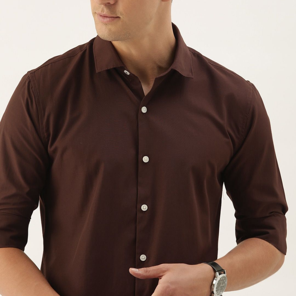 Combo Pack of 3 Men’s Formal Shirts – Stylish & Versatile Collection (Half & Full Sleeves, With/Without Pockets) (FS-78)