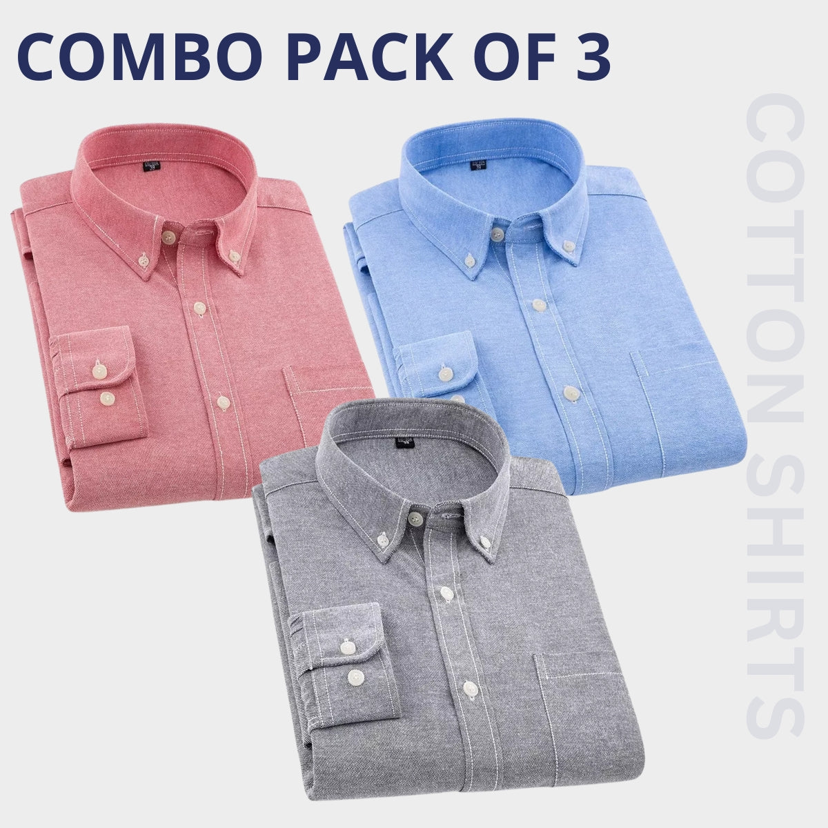 Premium Plain Shirt 100% High Quality Cotton Shirt