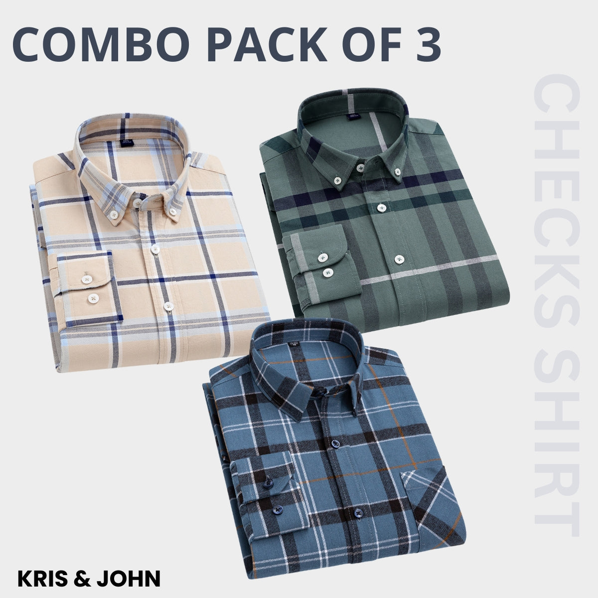 Premium Imported 100% High Quality Check Shirt | Full/Half Sleeve | With Pocket | (FS-154)