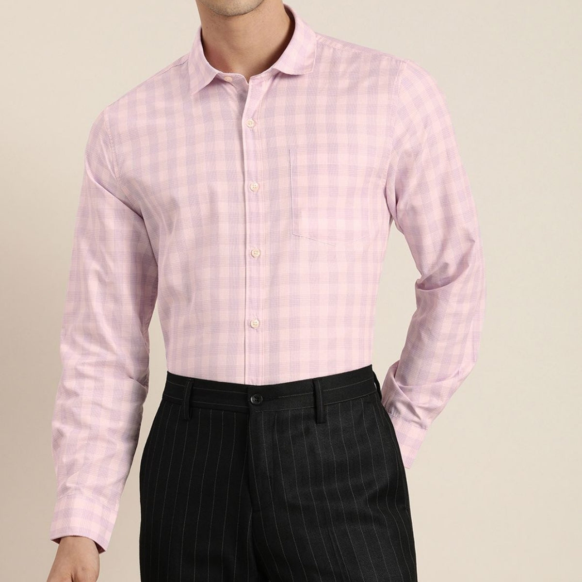 Combo Pack of 3 Men’s Formal Shirts – Stylish & Versatile Collection (Half & Full Sleeves, With/Without Pockets) (FS-49)