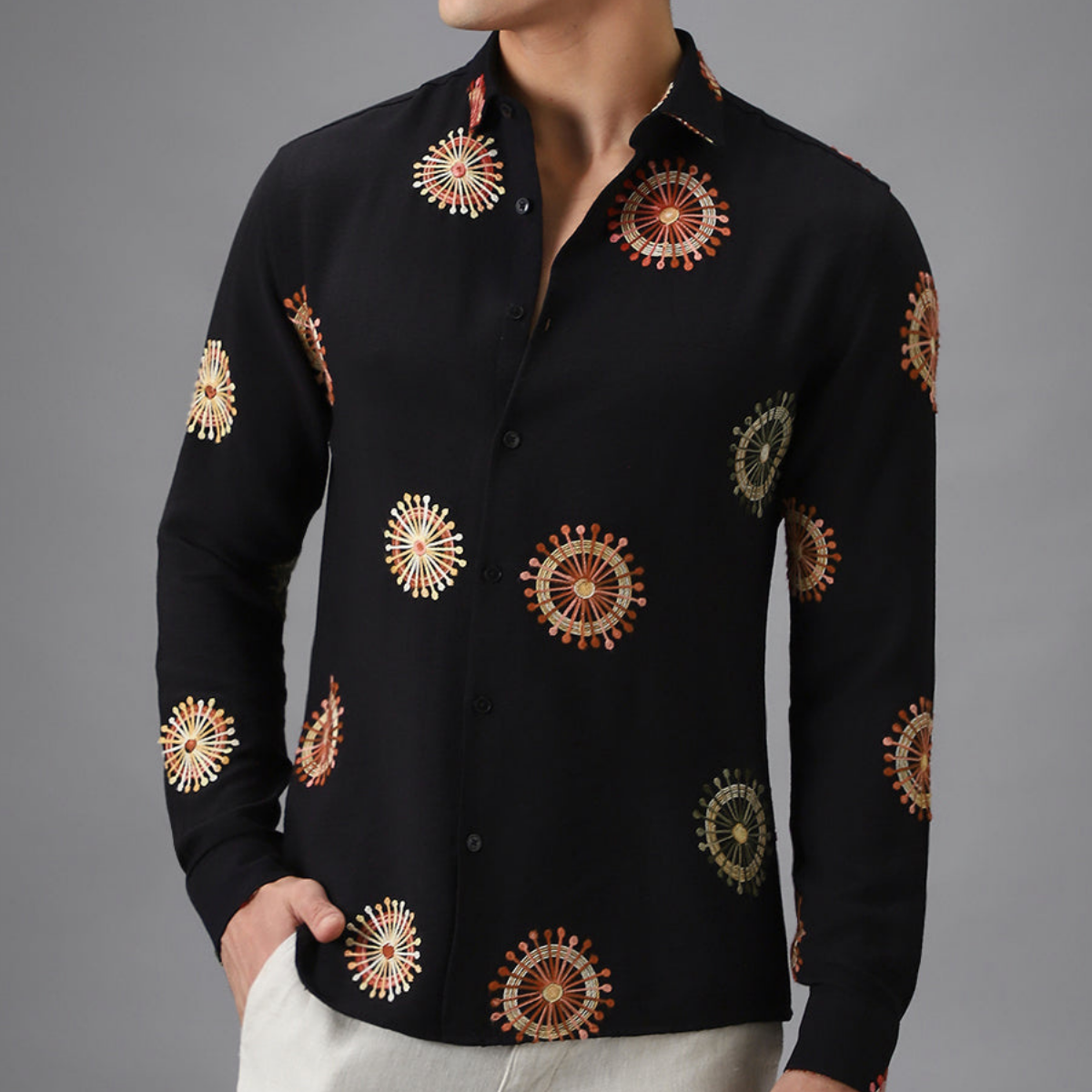 Men's Stylish Branded Shirt | High Quality Cotton Fabric | Full Sleeves