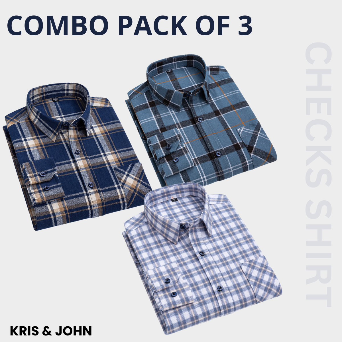 Premium Imported 100% High Quality Check Shirt | Full/Half Sleeve | With Pocket  (FS-115)